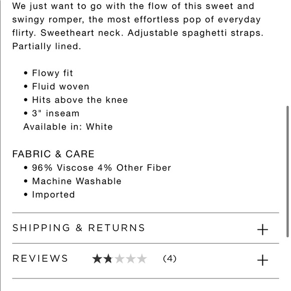 NWT LOFT Stripped Romper with Pockets 😍 - Picture 12 of 12